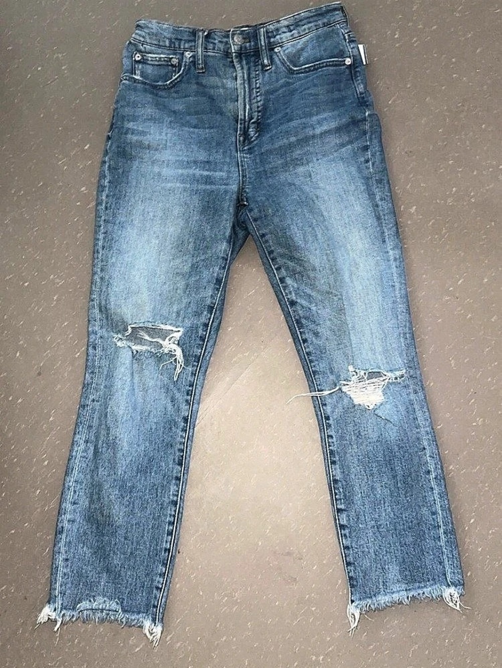Madewell The Perfect Vintage Jean Boyfriend Jeans Blue Waist 24